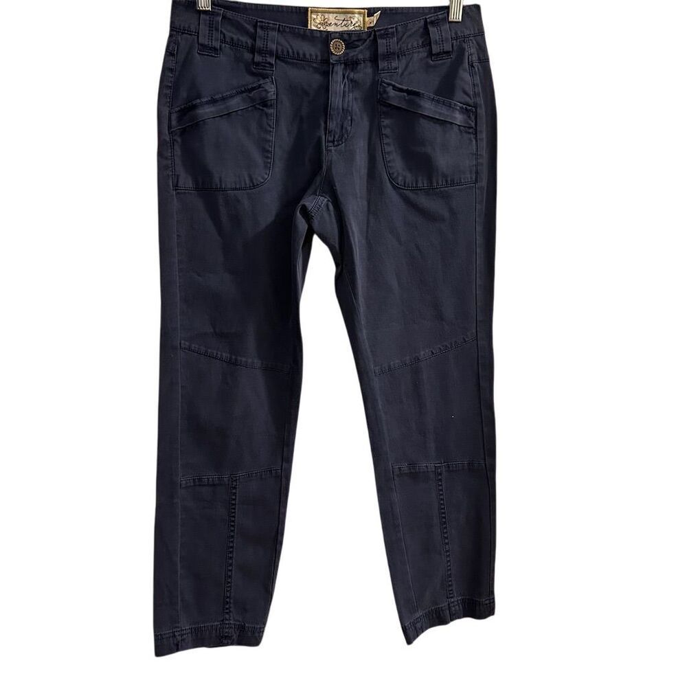Aventura Women's Cargo Pants Size 8 Dark Blue Straight Leg Casual